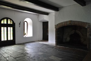 view of the interior of the chauffoir.