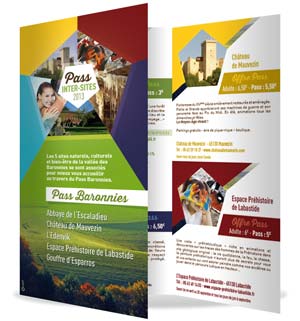 vue de la brochure de promotion du Pass inter-sites 2013