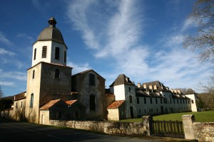 vue abbaye depuis route